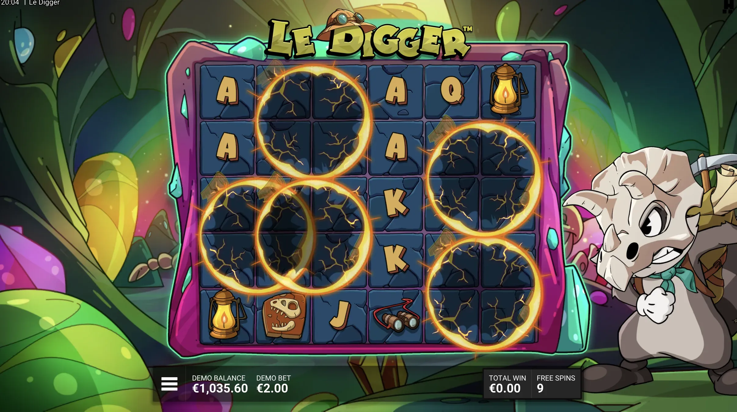 Le Digger bonus round